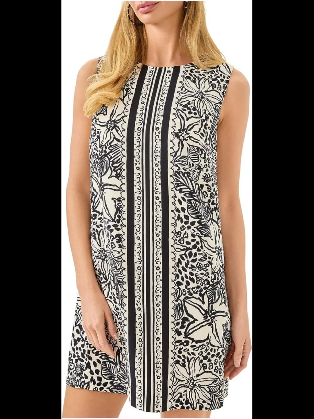 NWT Lilly Pulitzer Edita Shift Dress, Onyx Lots to Spot Size 0